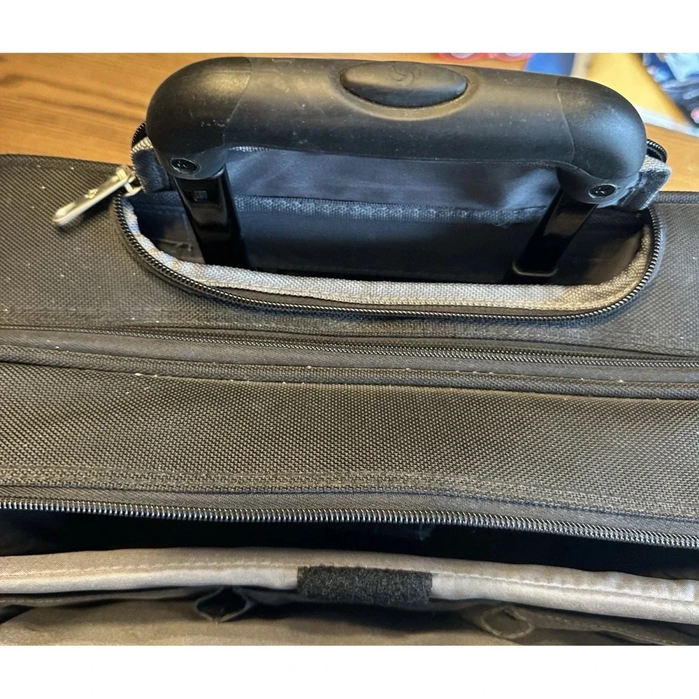 Samsonite Rolling Laptop Briefcase Business Travel Bag Black Wheeled Good